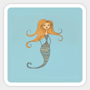 Mermaid Elegance Sticker